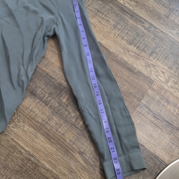 GIORGIO Armani button down blouse gray long sleeve shirt - Picture 10 of 12